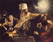 REMBRANDT Harmenszoon van Rijn, Belshazzar0s Feast